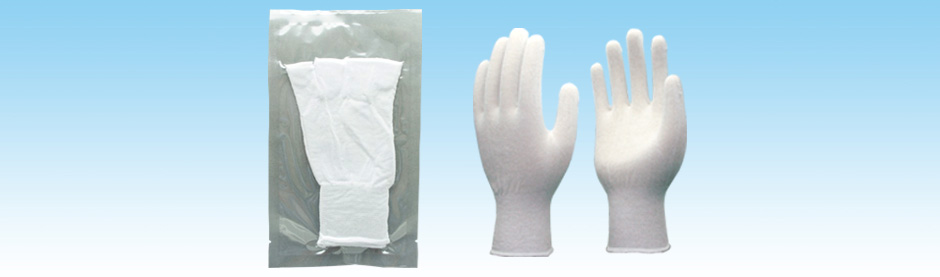 やさしインナー手袋コットン指付 ガンマ線照射タイプ